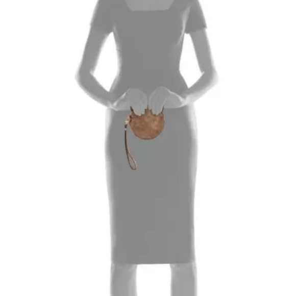 NEIMAN MARCUS cat ears coin wristlet purse FIRM - Picture 3 of 3